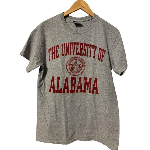 MV Sport University of Alabama Gray Short Sleeve T-Shirt - Men's Medium READ - Picture 1 of 4
